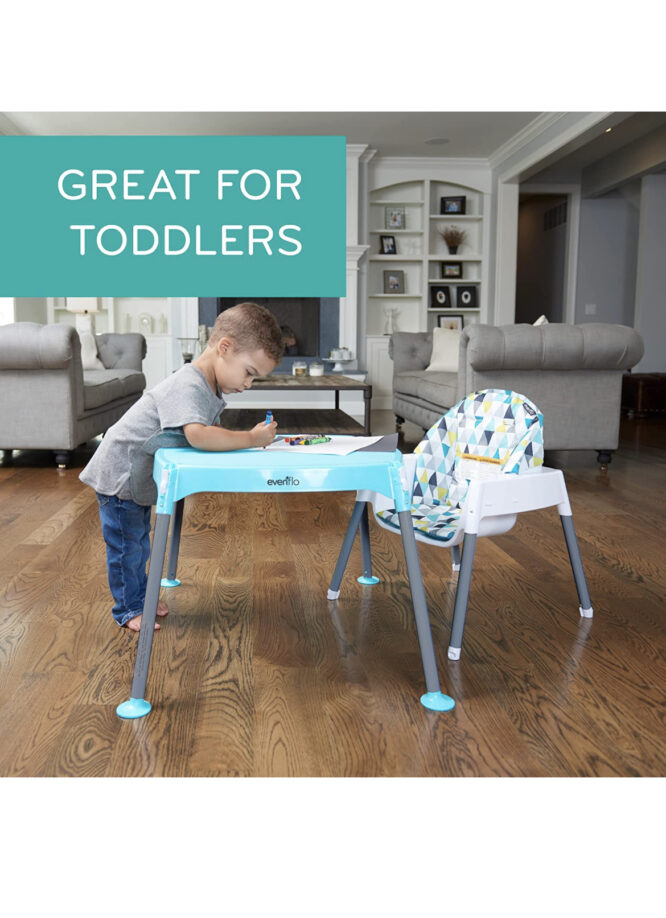 Evenflo Convertible High Evenflo High Chair And Table Evenflo 4-in-1 Eat  Grow Convertible High