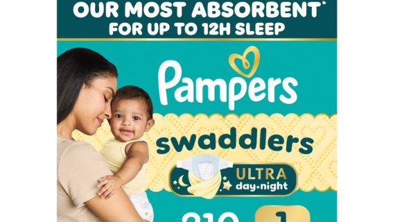 Pampers Swaddlers Ultra Diapers Sizes 1 - 2