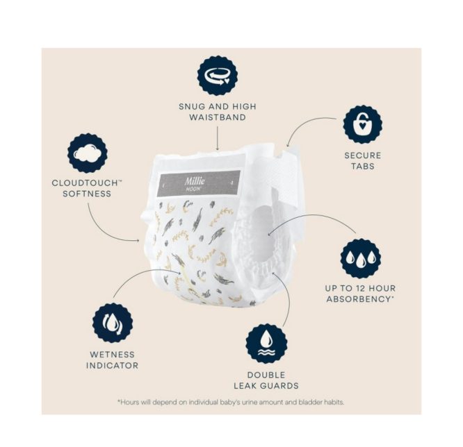 Millie Moon Luxury Diapers Size 1-7 - Image 2