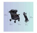 Joie Rosemary LX Full-Size Double Stroller - Image 7