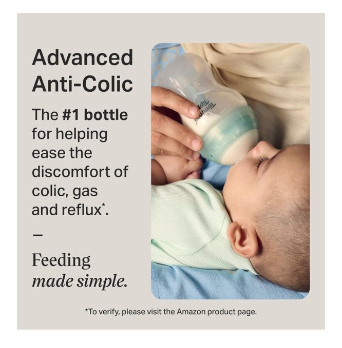 Tommee Tippee Advanced Anti-Colic Bottle, Warmer & Pacifier Set - Image 2