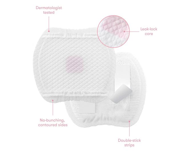 Frida Mom Disposable Nursing Pads, Ultra Absorbency, Soft Texture, 60ct - Image 4